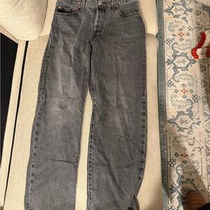 Levi’s 501 grey jeans